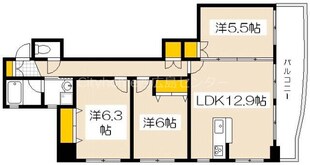 西広島駅 徒歩9分 3階の物件間取画像